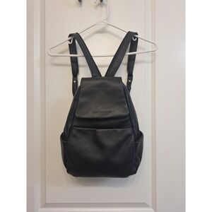 Derek Alexander Navajo Sling Backpack Black Leather